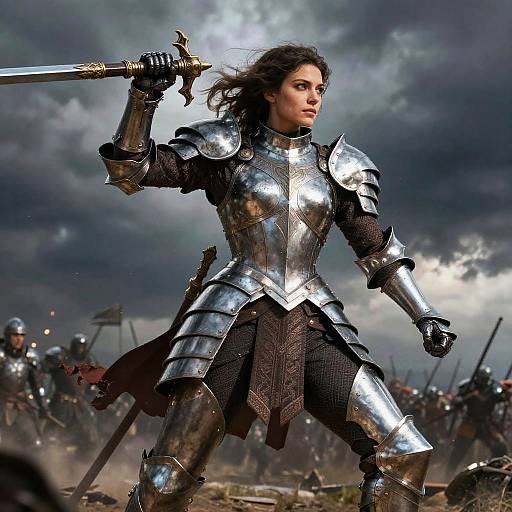 Heroic Valkyrie Warrior in Armor