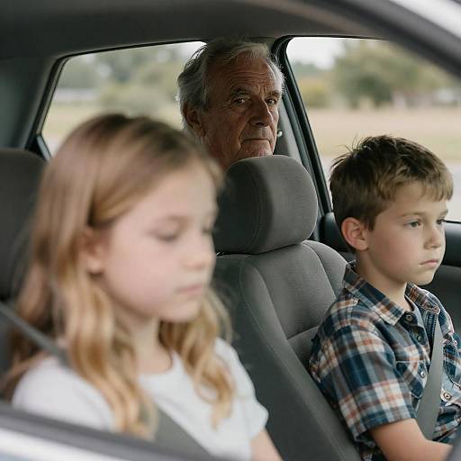 Emotional Family Journey in the Car