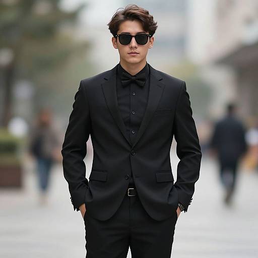 Realistic Pimp Suit Portrait