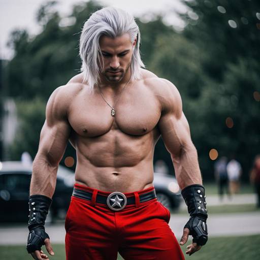 Bryan Fury Cosplay: Silver Haired Warrior