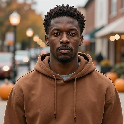 Autumn Portrait of a Stylish Man