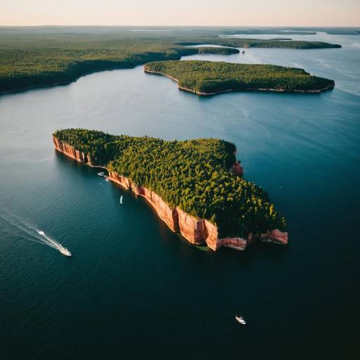 Aerial Beauty of the Apostle Islands