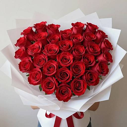 Heart-Shaped Roses Bouquet Fantasy