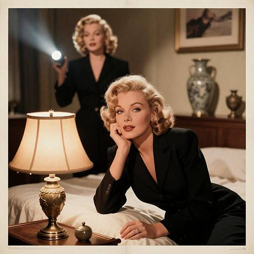 Vintage Joan Crawford & Jean Harlow Poster