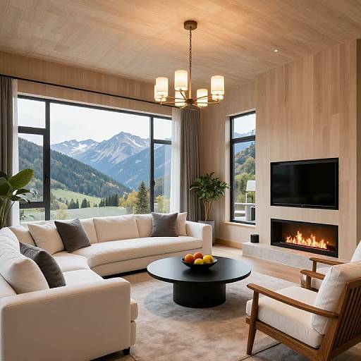 Cozy Modern Living Room Interior