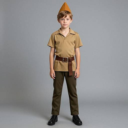 Realistic Child in Peter Pan Costume