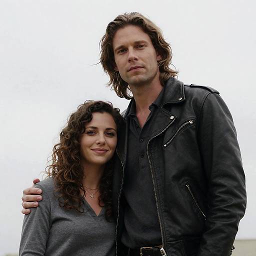 Portrait of couple outdoors