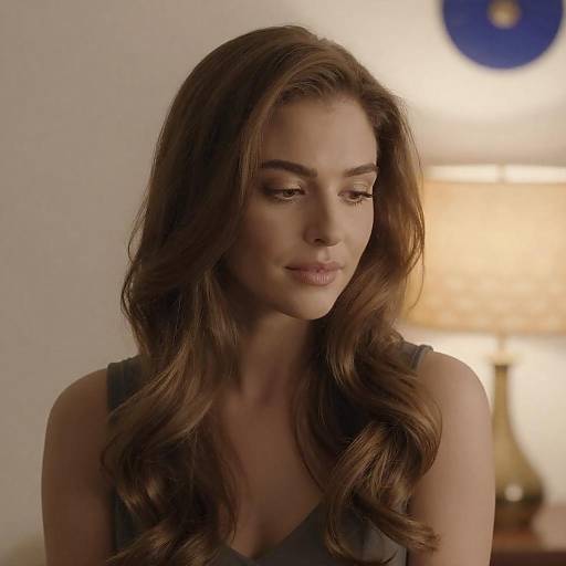 Gentle Portrait of a Woman in Soft Light