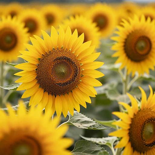 Golden Ratio Rat in Sunflower Garden