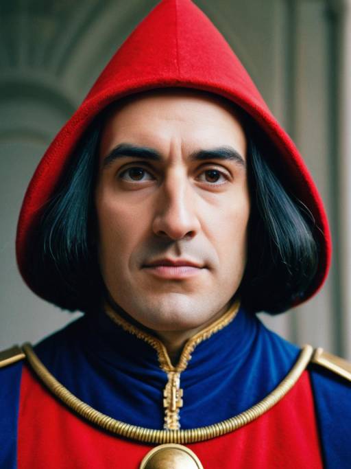Man in Lord Farquaad Cosplay Costume