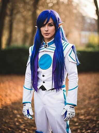 Lifestyle costume photo of Hacka doll 3. Cosplay clothes