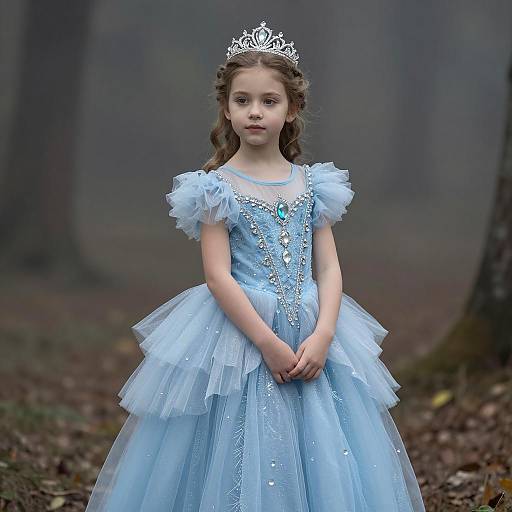 Whimsical Fairytale Portrait of a Princess