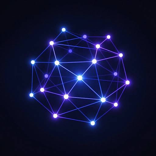 Abstract LCM-LORA Network Visualization