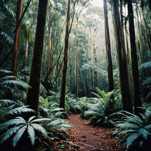 Lush Australian Rainforest Path