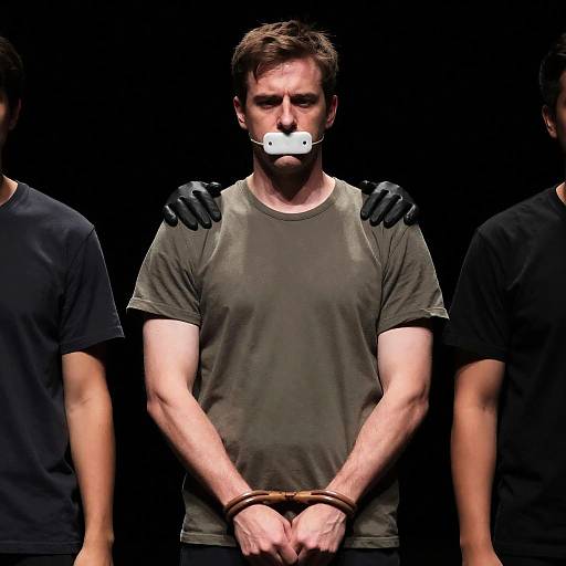 Intense Photography of Bound Figures