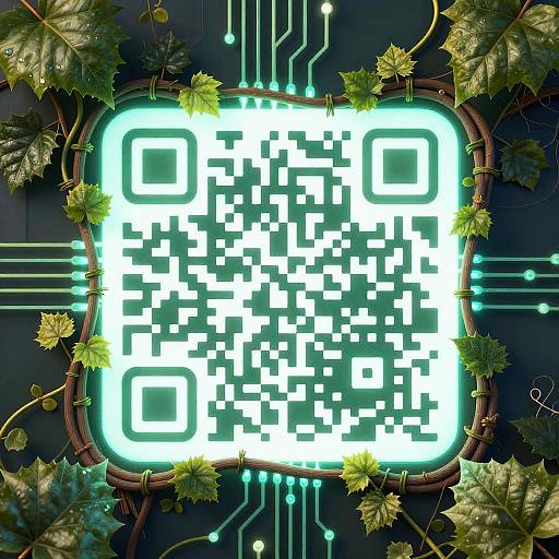 AI QR Code Merging with Nature