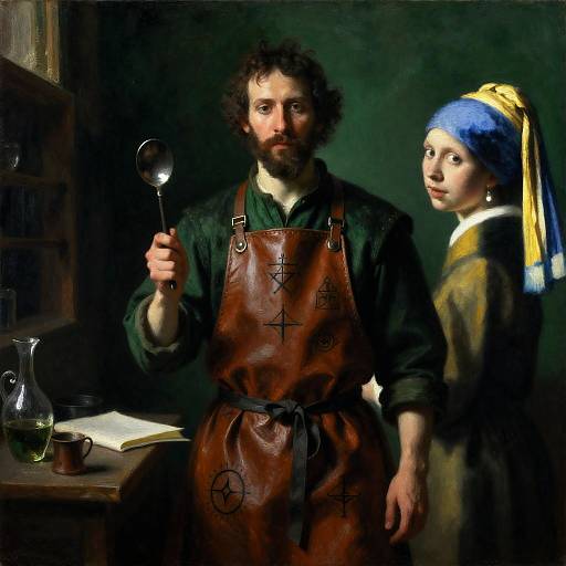 Impressionist Alchemist in Hyper-Realism