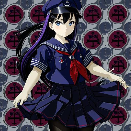 Illustration of Akatsuki kai ni (kancolle), kantai collection in the style of Winn