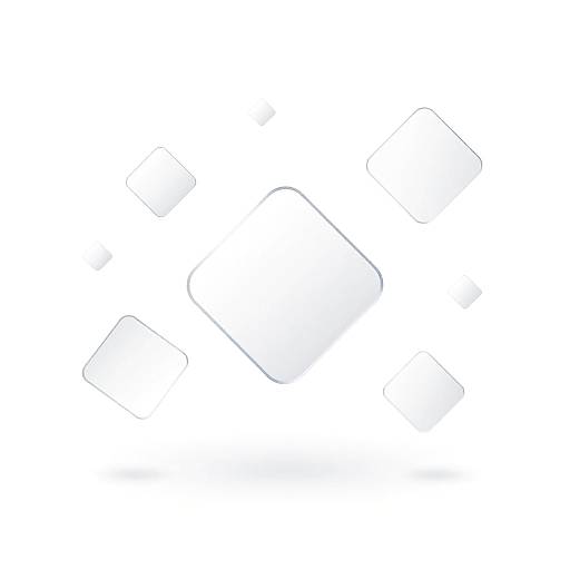 Futuristic Transparent Geometric Shapes