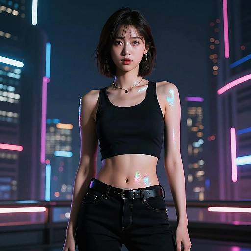 Cyberpunk Gender Transformation Scene