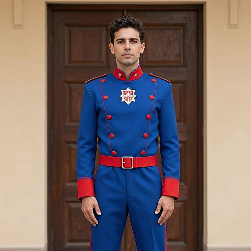 National Hero in Bold Costume