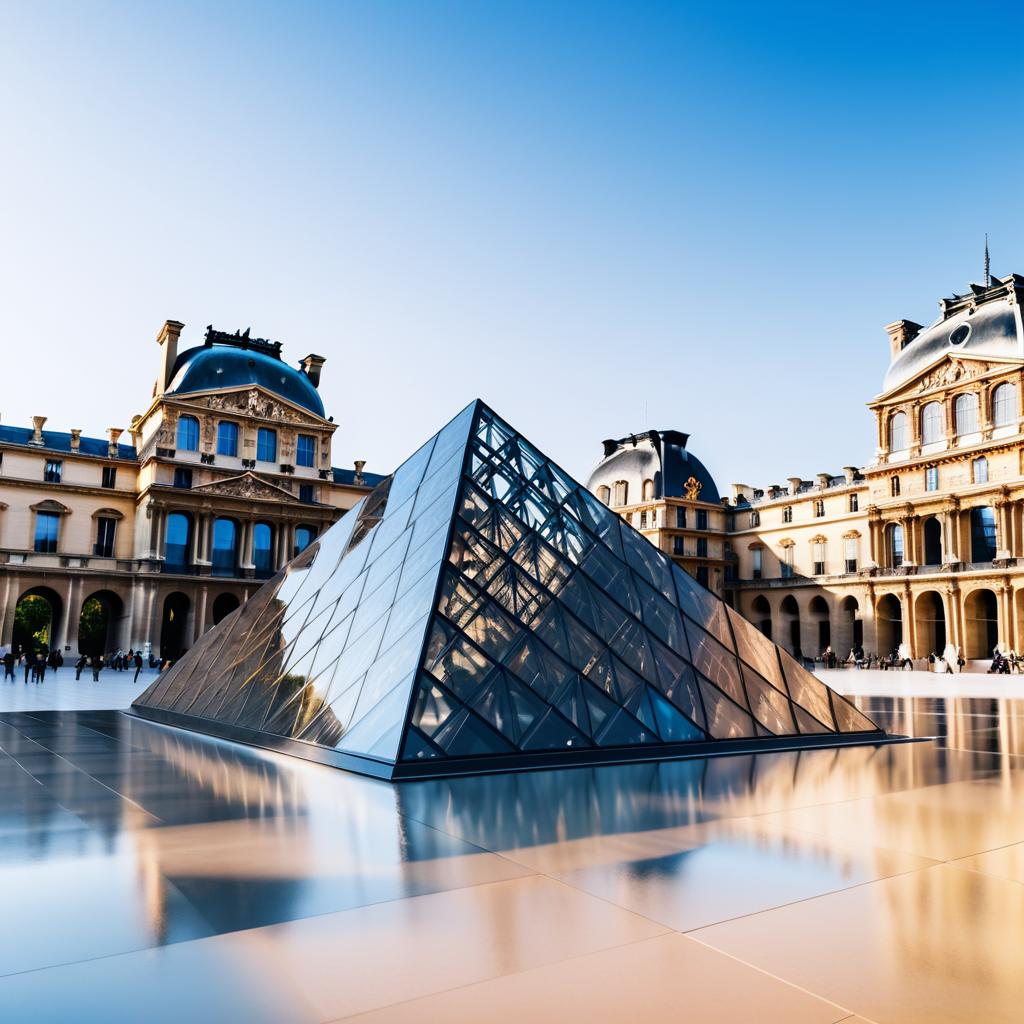 Frank Gehry's Louvre Pyramid in UHD