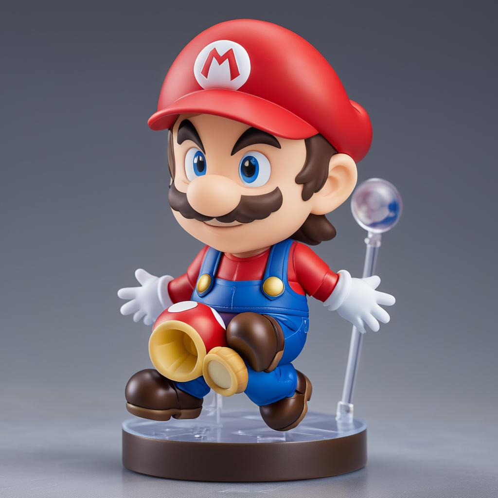 Highly Detailed Anime Nendoroid of Mario