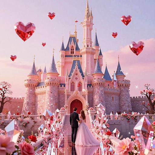 Valentine's Crystal Castle Fantasy