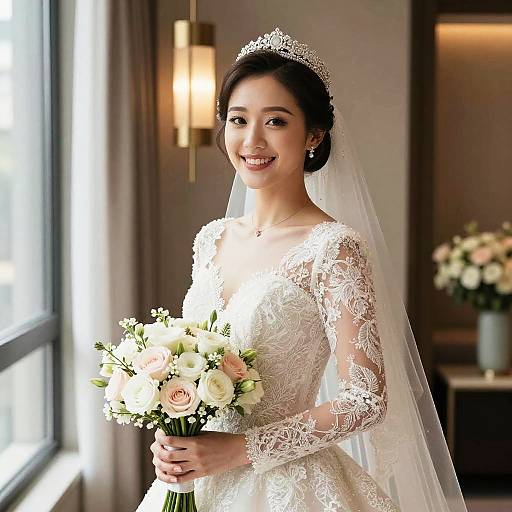 Radiant Bride in Soft Natural Light