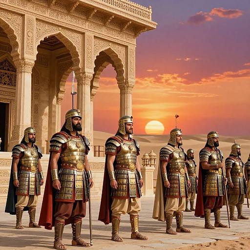 Majestic Ancient Persian Empire Scene