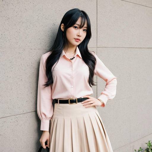 Sophisticated Feminine Casual Fashion Look