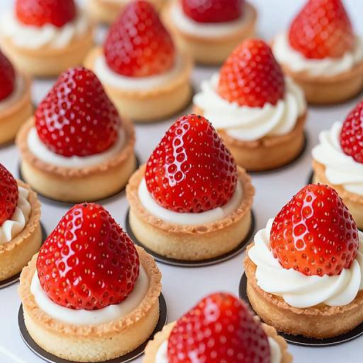 Varnished Jewel-Like Strawberry Desserts
