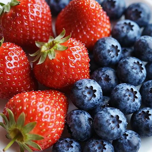 Vibrant Close-Up of Fresh Berries