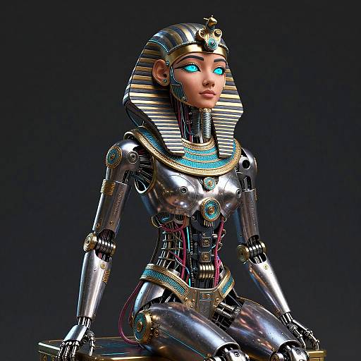 Ultra-Realistic Portrait of a Mechanical Girl