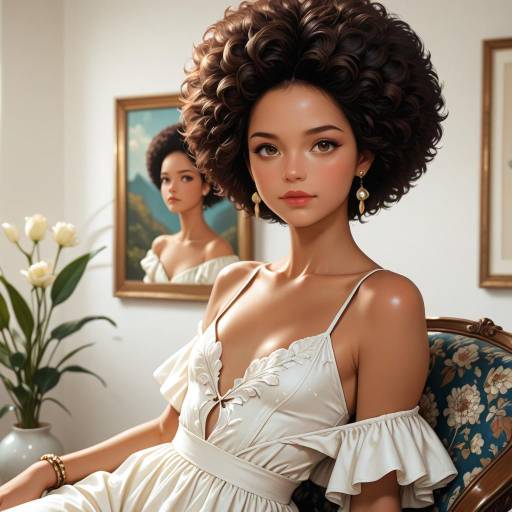 Realistic Portrait of a Young Woman Realistic Portrait of a Young Woman