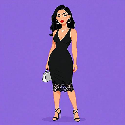 Elegant Backless Black Bodycon Dress