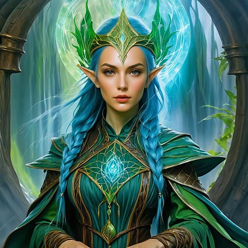 Ethereal Sorceress in a Post-Apocalyptic World Ethereal Sorceress in a Post-Apocalyptic World
