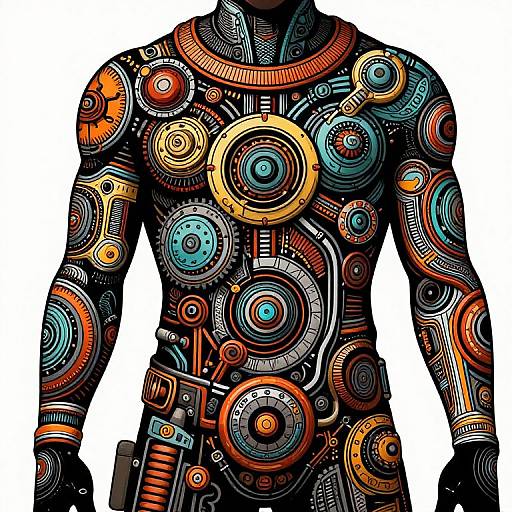 Intricate Vector Character with Machinery