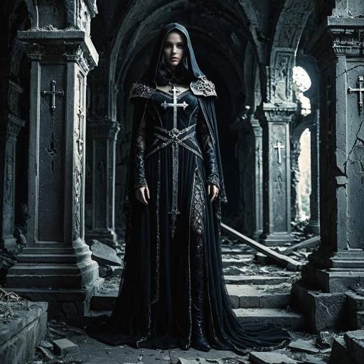 Dark Veil Necromancer Princess in Ruined Crypt