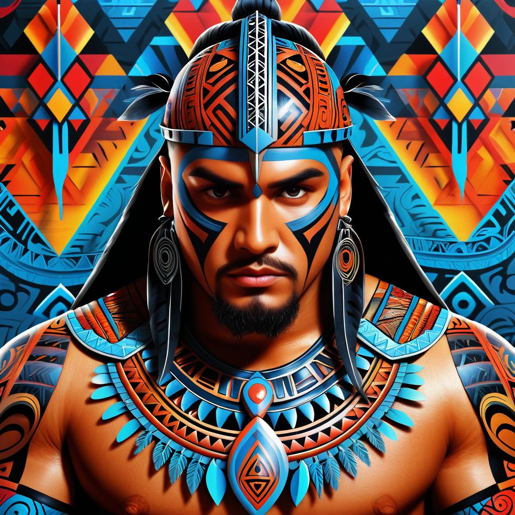 Vivid Surrealism: Maori Warrior Art