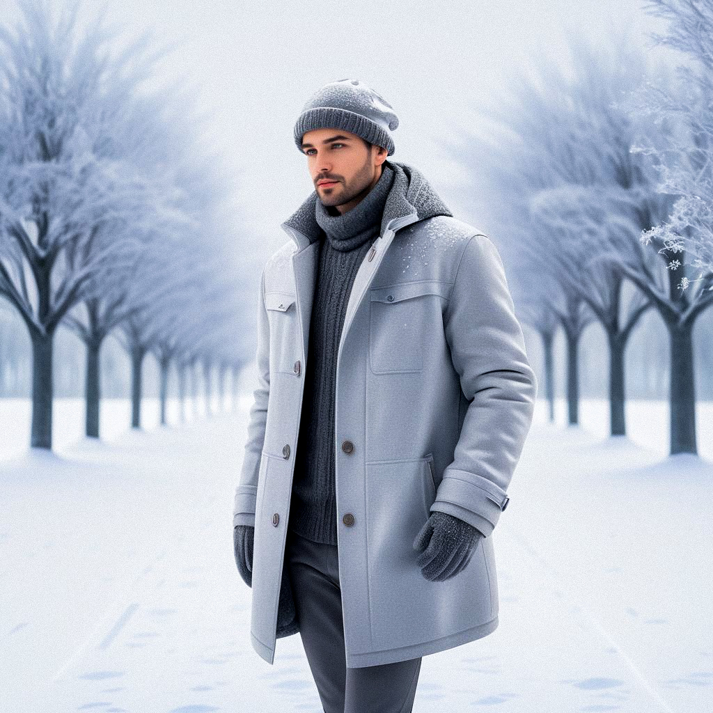 Stylish Man in Winter Fashion