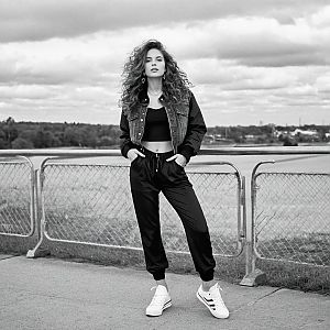 Confident Woman in Street Style