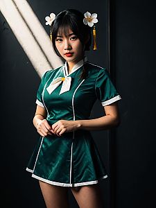 Sexy Realistic May Chang Cosplay Woman Character Portrait