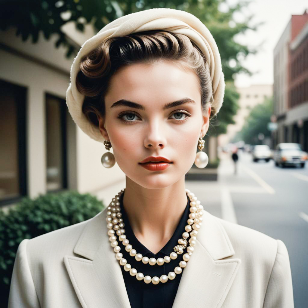 Elegant Portrait of a Stylish Woman