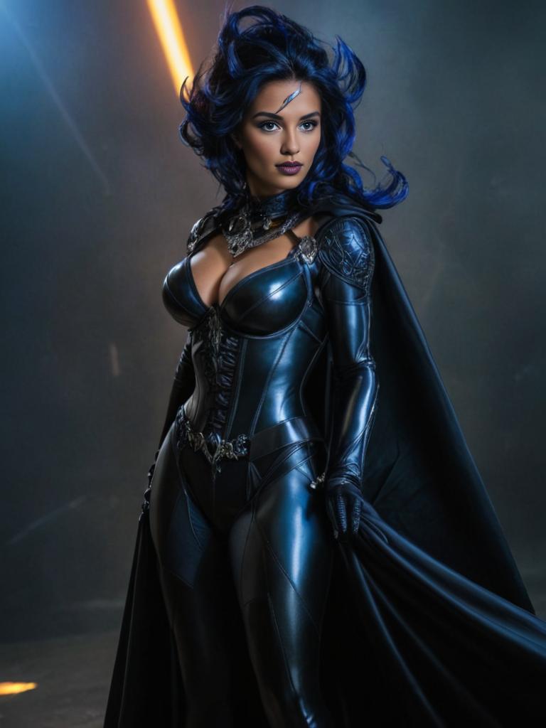 Woman as Selene Gallio, Black Queen - Dark Costume