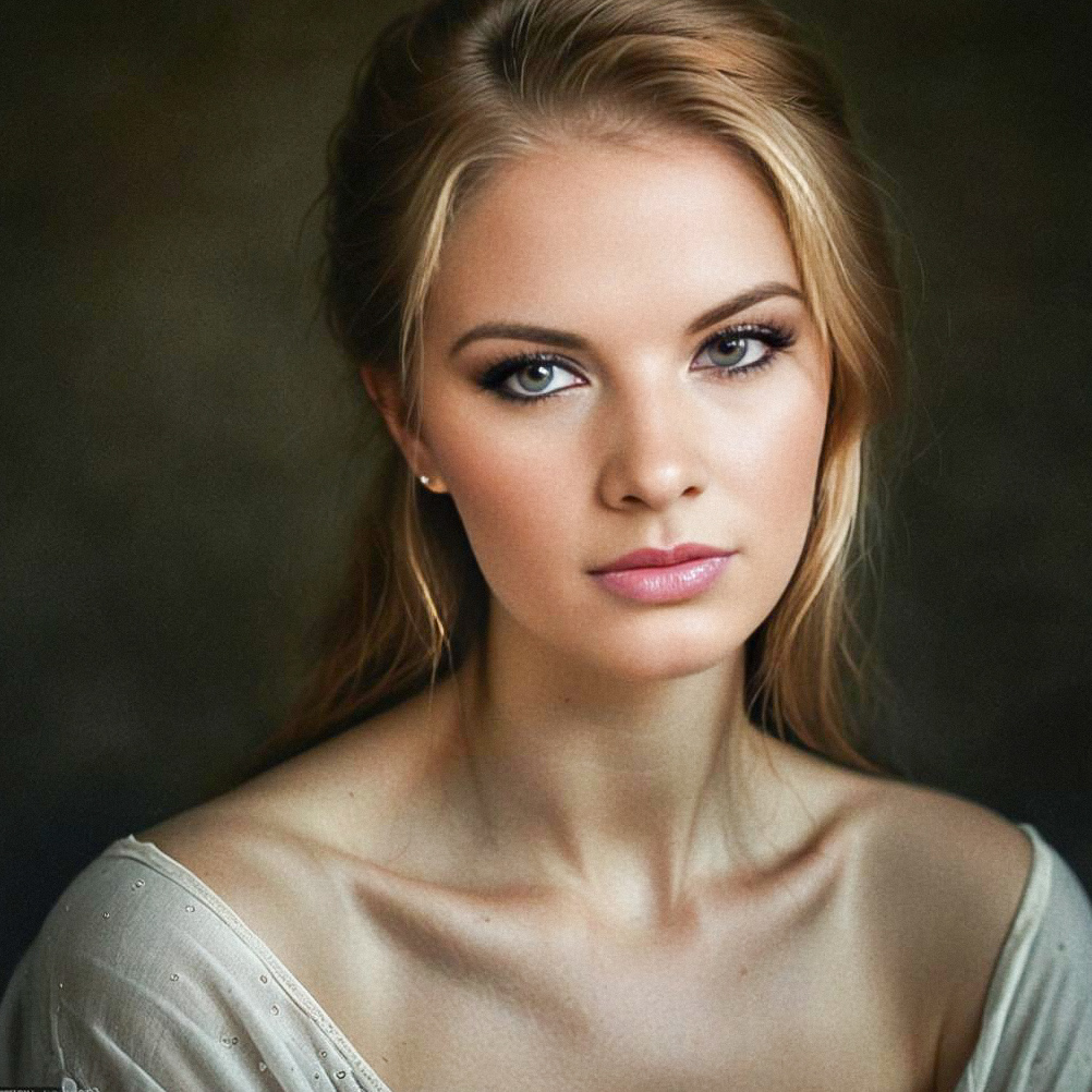 Tranquil Portrait of a Woman Tranquil Portrait of a Woman