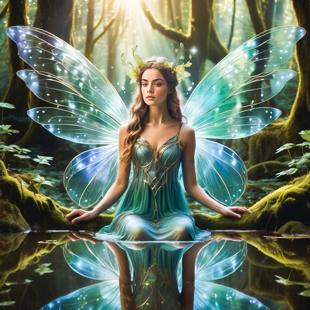 Ethereal Fairy by Tranquil Pond