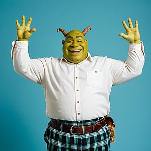 Cheerful Green Fantasy Creature Portrait