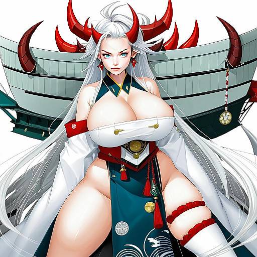 Hakuryuu Azur Lane Anime Character Digital Artwork