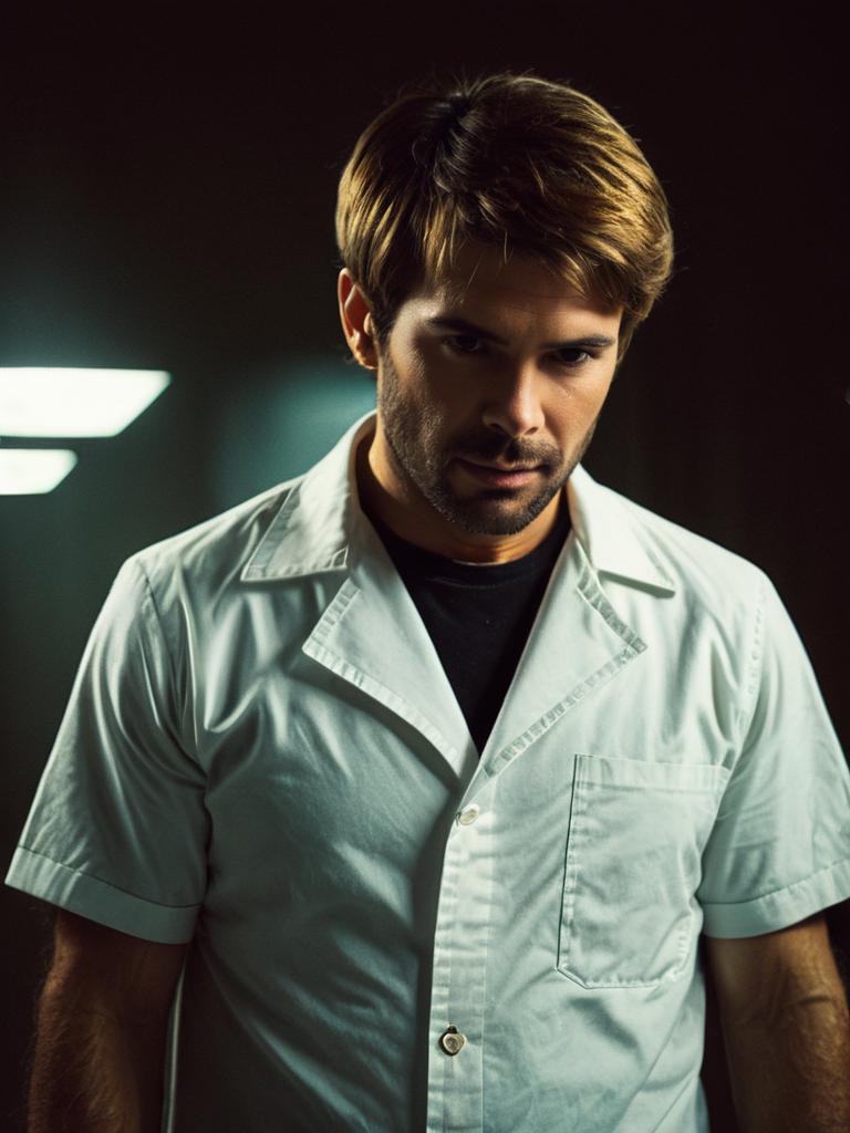 Realistic Dexter Grif Costume Man Cosplay Portrait